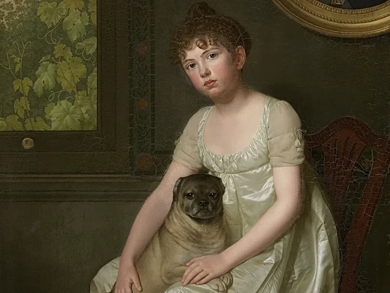 1757-Joseph Octave van der Donckt - Ritratto di Sylvie de la Rue - Musei Bruges - Groeningemuseum